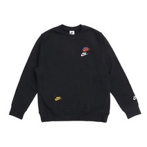 나이키 에센셜 플러스 프렌치 테리 크루 DJ6915-010 남성용 긴팔티 나이키코리아 국내매장정품 제이에이치컴퍼니 jh86shop