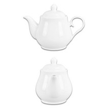 화이트 도자기 전통차 술 약주 주전자 15호 약 400ml, 상세페이지 참조