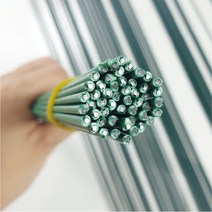 국내 꽃철사 지철사 꽃포장용철사 녹색 50P (두께 2.2mm길이50cm), 꽃철사 50CM (50P)