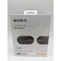 소니 WF-1000XM3 무선 노이즈 캔슬링 헤드폰 - Black