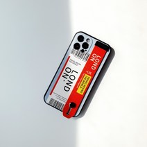 [델해피니스] 아이폰 13 12 미니 mini pro max xs 11 xr se2 7 8 카메라보호 보딩패스 폰스트랩 핑거 핸드폰 스트랩 하드 케이스