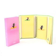 CAILOOM 감성디자인 예쁜 일러스트 일기 상상 다이어리 만들기 스터디플래너 노트 수첩, 기본, 기본