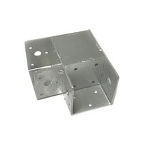 사각파이프조인트 상부마감L형-30-100 파이프연결 브라켓 조립식 체결 사각파이프, 스크류(봉지)-14x190(100개)