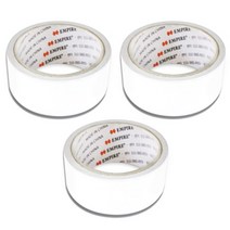 엠파이어 산업용 양면테이프 48mm x 10m, 화이트, 10개입