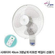 홍진테크사파이어 40cm 벽걸이 리모컨 선풍기 HJ-WR161