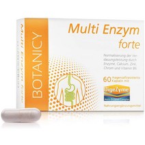Botanicy MULTI ENZYM FORTE 보타니시 멀티 엔자임 포르테 60캡슐, 1개