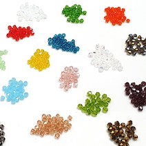 [크리스탈 주판알] 4mm 주판알 비즈 팔찌공예, 제트