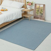 안방 60x120cm 스타일 민트 러그 층간소음 카페트 무지