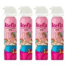 케피버블 배쓰 핑크폼 딸기향 200ml 4개, 케피버블 배쓰핑크폼 딸기향 200