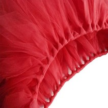 Tulle 테이블 스커트 DIY 웨딩 파티 생일 연회 식탁보 장식 호텔 섬유, 100cm X80cm, red