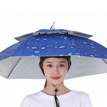 접이식캐노피 천막파라솔 낚시바람막이 포장마차 야외 정원 텐트 이동식 간이 더블 레이어 안티 자외선 들어 갔어 통기성 안티 비, 사파이어 블루