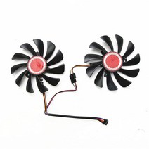 Bestparts 새로운 그래픽 카드 팬 XFX RX580 584 588 95mm 비디오 카드 쿨러 팬 95mm 4핀