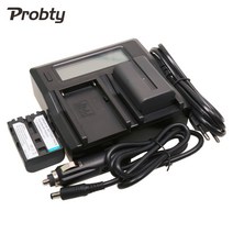 Probty-소니 NP FM500h 배터리 LCD 듀얼 충전기 소니 A200 A300 A350 A700 A900 A550 A850 A580 A5602 피스