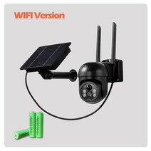 스마트 워치 건강체크 1080P 태양 WiFi IP PTZ 카메라 방수 CCTV 야외 비디오 감시 PIR 감지 양방향 오디오, 01 WIFI Cam NO TF