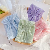 봄 여름 가을 여성 하늘하늘 면 오픈손 쿨 자외선차단토시