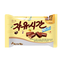 해태 자유시간 미니 180g 과자 간식 초코바, 3개