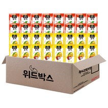 [위드박스] 미닛메이드 조이 195ml 32개 (사과16+망고16)