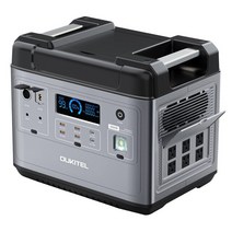 파워스테이 캠핑 휴대용 태양열 순수 사인파 보조배터리, 2.Black - 미국, 1개