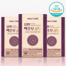 유한양행 유한 백수오 골드 여성 갱년기, 60정, 54g, 3개