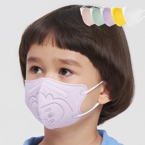 웰커버 아이봄 10매입 어린이마스크 KF94 KF80 5컬러 소형 초소형 새부리형 국산자재 국내생산 50매이상무료배송, 키즈 도깨비 화이트(10매입)(공산품)