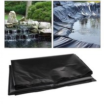 연못 라이너 불침투성 필름 커버 방수 자외선 차단 물고기 연못 블랙, 2x4m, 2x4M