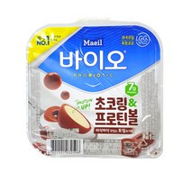 바이오 초코링프로틴볼 토핑요거트 130g x 6개 (무료배송), 상세페이지 참조