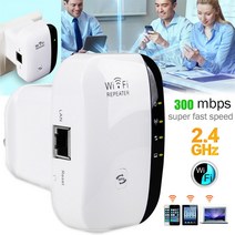 증폭기 와이파이증폭기 음성 wifi 확장기 무선 와이파이 신호 리피터 익스텐더 레인지 부스터 인터넷 네트, 02 US White