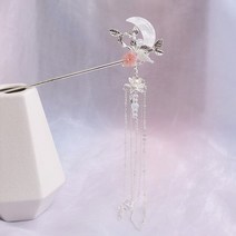 비녀 한국 스타일 한복 헤드 피스 여성 달 술 머리핀 스틱 쉐이크 클래식 장식 빈티지 쥬얼리 모자를 쓰고