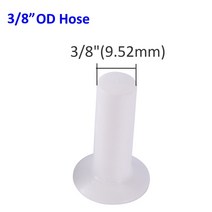 감압밸브 OD 튜브 압력 감소 조절기 밸브 24 방향 유량 제어 밸브 정화기 역삼투 관개 파이프 피팅 1 14 38, 2.952mm End plug