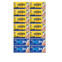 사조 안심따개 살코기참치 85g x 10p + 마일드참치 안심따개 100g x 4p, 4세트