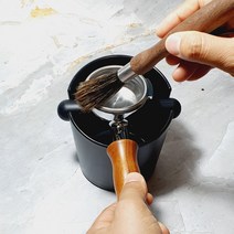 빈플랜트 커피 우드청소솔 브러쉬 붓솔 바리스타 머신 강모 포터필터청소 바텀리스