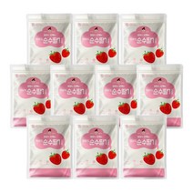 100% 순수딸기 동결건조 과일 스낵 20g X 10팩, 1개