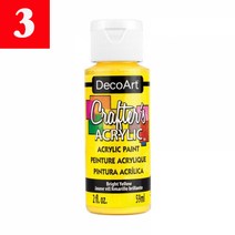 데코아트 크레프트 아크릴물감, DCA49  Bright Yellow