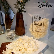 송하푸드 코코넛칩 과자 간식 100g, 1팩
