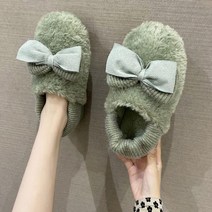 MOSAIRATION여성 겨울용 따뜻한 슬리퍼 실내화 사무실 털슬리퍼 캐릭터 슬리퍼