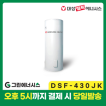 대성 전기온수기 설치 대성쎌틱 DSF 저장식 축열식 전기온수기 서울 경기 부산 전국배송, DSF-430JK 축열식 전기온수기 (하향식)