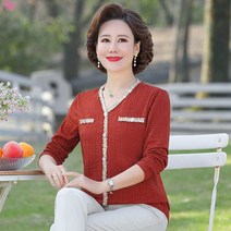 HEYU 여성 봄 여름 가을 40대 50대 긴 소매 캐주얼 루즈핏 티셔츠 3컬러