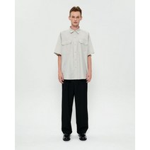 노드아카이브 썸머 릴렉스드 벨트 팬츠 바지 블랙