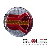 대성부품/NEW 다이나믹 LED데루등/12V/24V/무빙/인증/면발광/트럭/개조용/LED 데루등/원형/브레이크등/신형/2342/캠핑카/카라반/트레일러/추레라/샷시/LZD/화물차/글, LZD 2342(NEW) 무빙