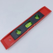 정확도 자석 수평기 자석수평자 수평측정기, 색상-랜덤