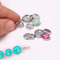 미니를사랑하는사람들 미니어처 DIY 스뎅 스테인레스 그릇 컵 스푼 모음, 1번 스테인레스10mm(10개)