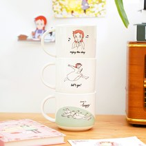 [에이블]빨강머리앤 라운드머그컵 400ml, 렛츠고, 1개