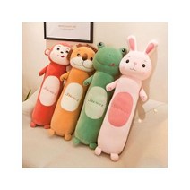 껴안고자는 성인애착 토끼 사자 원숭이 개구리 인형 꿀잠 옆잠 긴 베개 롱쿠션 대형 수면 옆으로누워자는429829 L4, 숲의 원통형 원숭이429829 L4