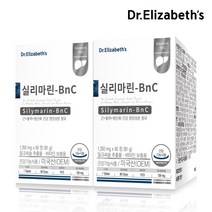 [백화점정식입점브랜드] 닥터엘리자베스 실리마린 BnC 60정 2박스 (4개월분), 1350mg x 60정 (81g)