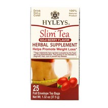 HYLEYS TEA SLIM TEA GOJI BERRY 25 FOIL ENVELOPE TEA, 단색, 한 사이즈