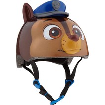 퍼피 구조대 Paw Patrol 자전거 헬멧 보호 안전 어린이 유아 선물 강아지, 3D 체이스 멀티스포츠, 유아(3-5세)