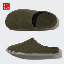 유니클로 남성/여성 기계세탁 가능 생활 슬리퍼 홈 슈즈 고무 밑창 452419 UNIQLO
