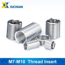 스테인레스 스틸 나사 수리 삽입 키트 M7 M8 M9 M10 리벳 너트 Helicoil 스레딩, [16] M10x1.5 x1D10pcs