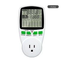 와트메타 전력 분석기 측정 기구 전기 전력계 에너지 미터 소켓 테스터 콘센트, US Plug