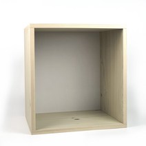 한목가구 칼라공간박스 오픈형 3p 공간박스, 워시화이트3p
